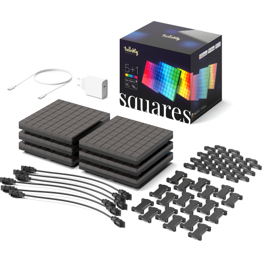 TWINKLY SQUARES RGB LED-PANELER STARTPAKKE