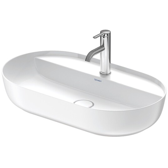 Duravit Luv Toppmontert servant 690x400 mm, 1 bl.hull, u/overløp, Hvit