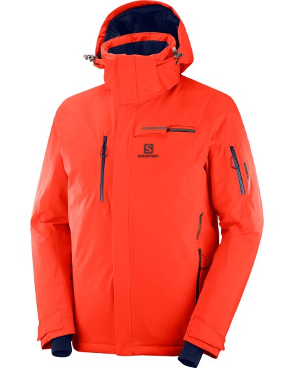 Salomon Brilliant Jacket M Cherry Tomato (Storlek L)