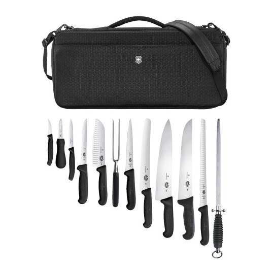 Victorinox - Victorinox knivveske 12 deler svart