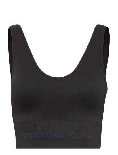 Tommy Sport Lt Intensity Shiny Seamless Bra Black Tommy Sport BLACK S,M,L