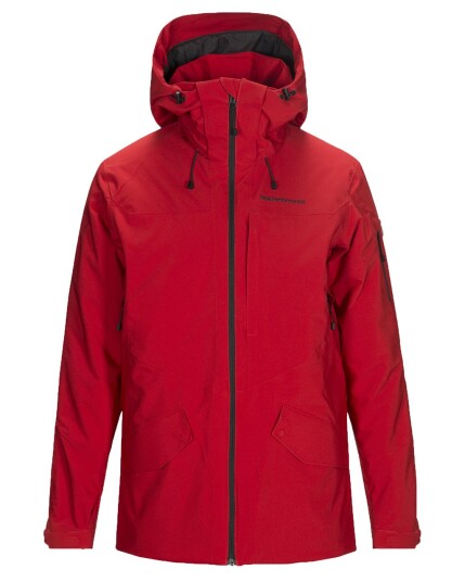 Peak Performance Maroon Long Jacket M Dark Chilli (Storlek XXL)