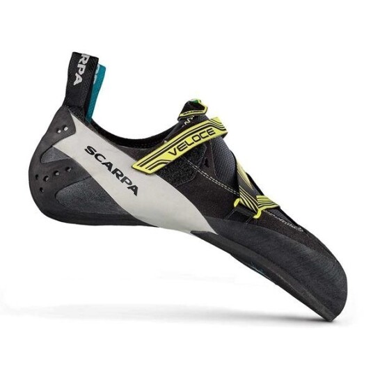 Scarpa Veloce Climbing Shoes Men Black/Yellow 40