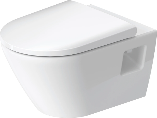 Duravit D-Neo Vegghengt toalett 370x540 mm, Rimless, Hvit