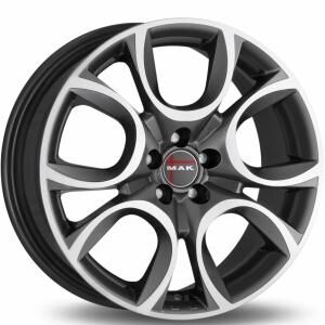 MAK Torino  Gunmetal Machined Face 6.5x16 5x98 ET39 B58.1