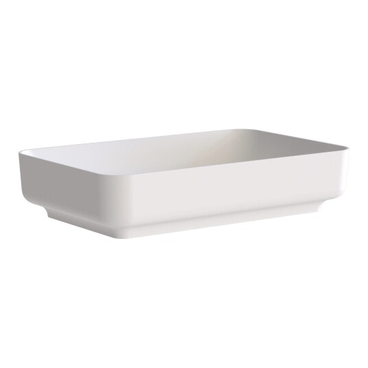 Svedbergs Fross Toppmontert servant 55x35 cm, Hvit Matt