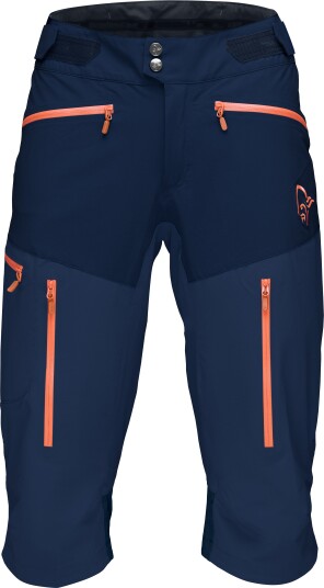 Norrøna Fjørå Flex1 Shorts W Indigo Night/Flamingo (Storlek XS)