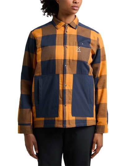 Haglöfs Insulated Timmer Shirt W Desert Yellow/Tarn blue (Storlek L)