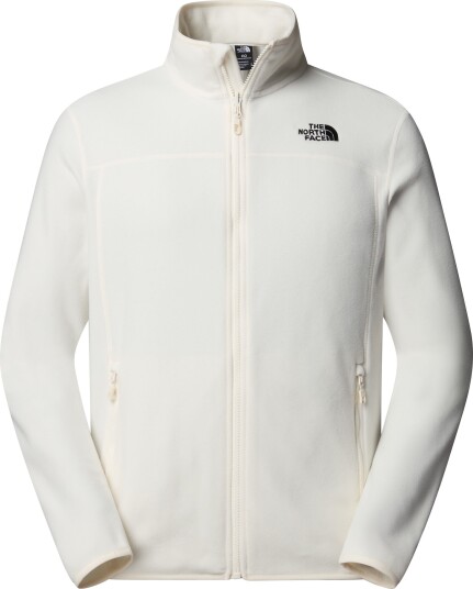 The North Face Men's 100 Glacier Full-Zip Fleece White Dune XL