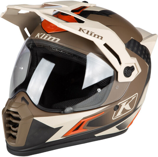 Klim Krios Pro Charger Motocross hjelm M Brun