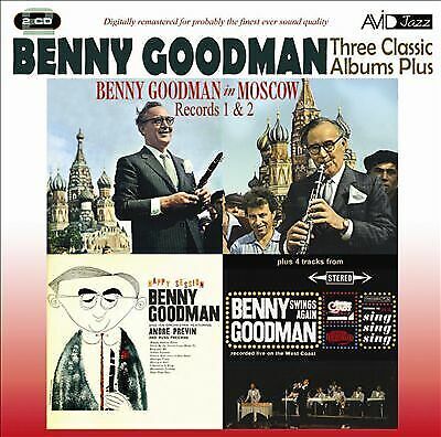 MediaTronixs Benny Goodman : Three Classic Albums Plus: Benny Goodman in Moscow, Records 1 & Pre-Owned