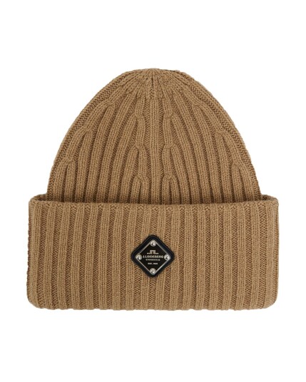 J.Lindeberg Jive Wool Beanie Tiger Brown