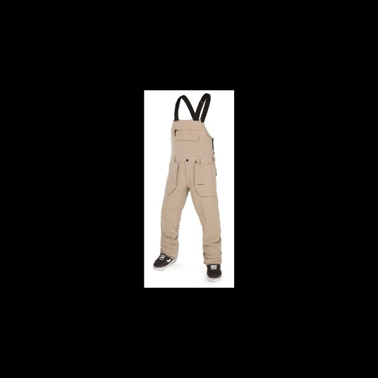 Volcom Roan Bib Overall Dark Khaki - S