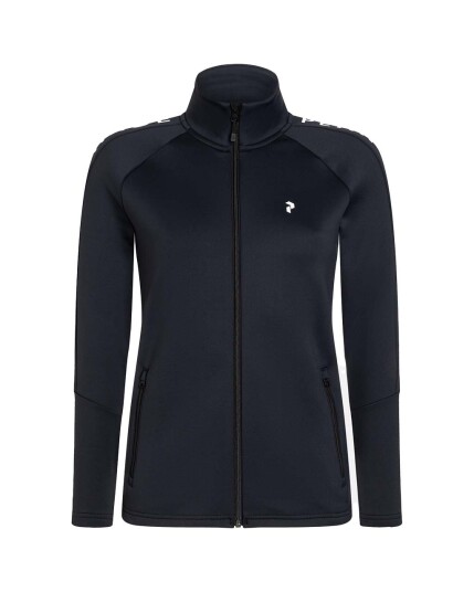 Peak Performance røder Mid Zip Jacket W Black (Storlek XS)