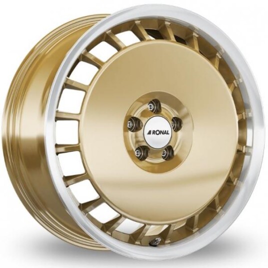 Ronal R50a Gold Polish 7.5x16 4x100 ET38 B68