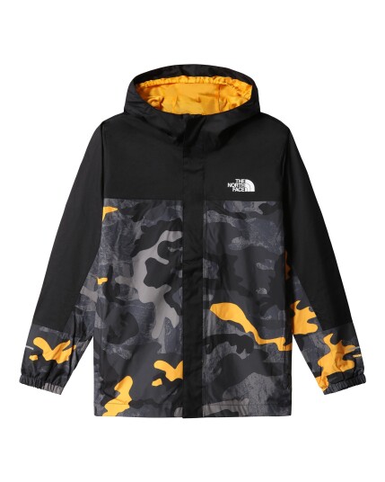 The North Face Printed Antora Rain Jacket JR Summit Gold TNF Camoprint (Storlek M)