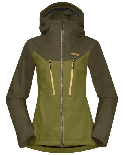 Bergans Cecilie 3L Jacket W Trail Green/Dark Olive Green (Storlek XL)