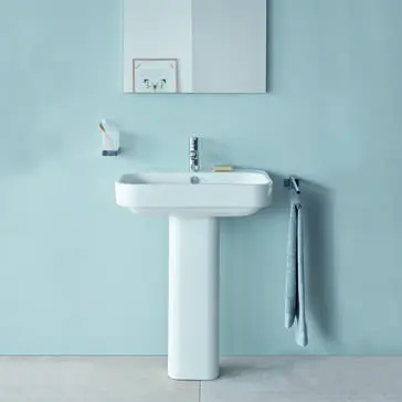 Duravit Happy D.2 servant, 60x47,5 cm, hvit