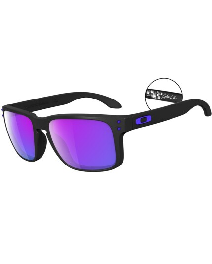 Oakley Julian Wilson Holbrook Matte Black Violet Iridium