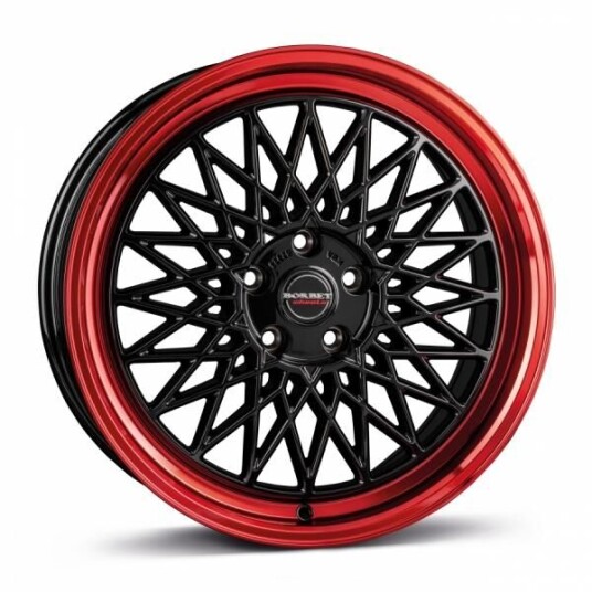 Borbet B Black Rim Red 8x17 5x112 ET35 B66.6