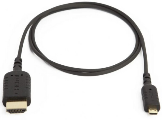 8Sinn eXtra Thin Micro HDMI - HDMI 80cm HDMI D til HDMI A Kabel