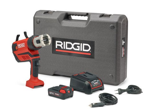 Ridgid RP350 pressemaskin m. batteri og lader