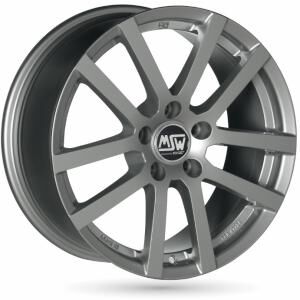 MSW 22 Grey Silver 6.5x16 4x100 ET37 B63.3