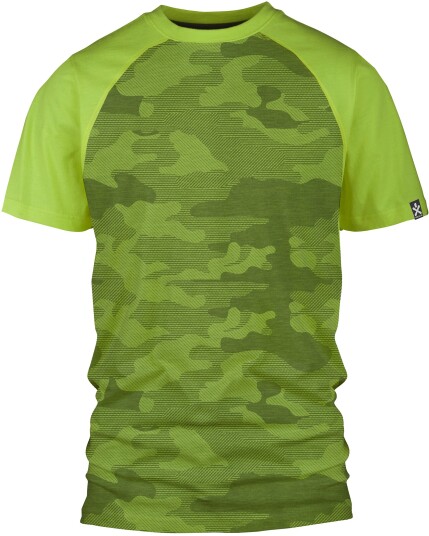 Bula Camo Merino Wool Tee M Dark Olive (Storlek XL)