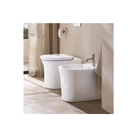 Duravit White Tulip Gulvstående toalett 370x580 mm, uten skyllekant, Hvit