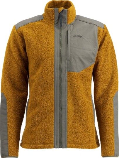 Lundhags Men's Saruk Wool Pile Mid Full Zip S , Dark Gold