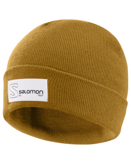 Salomon Outlife Logo Beanie Bronze Brown