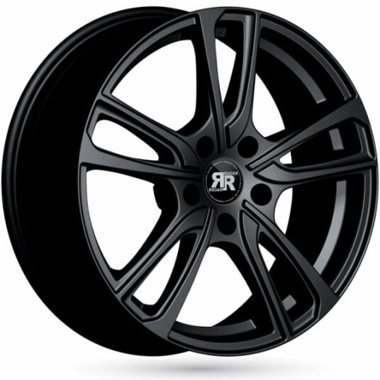 Racer Wave Light Shiny Black 6.5x16 5x114.3 ET40 B66.1