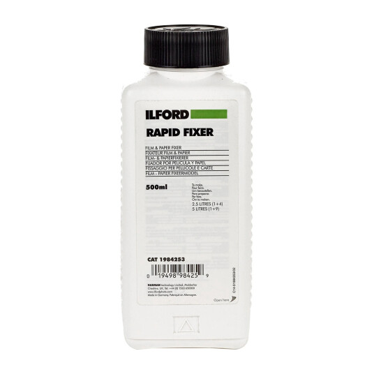 Ilford Rapid Fixer 500 ml 500 ml fix for sort/hvit papir og film