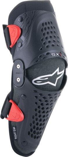 Alpinestars SX-1 Ungdom Knebeskytter S M Svart Rød