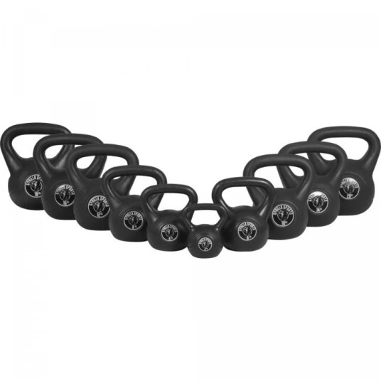 Gorilla Sports Kettlebellpaket GS Svart - 113kg