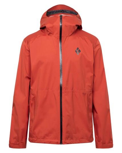 Black Diamond Stormline Stretch Rain Shell Jacket M Red Rock (Storlek XL)