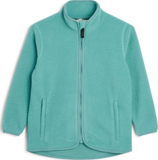 Tretorn Juniors' Farhult Pile Jacket 134/140, Dusty Turquoise