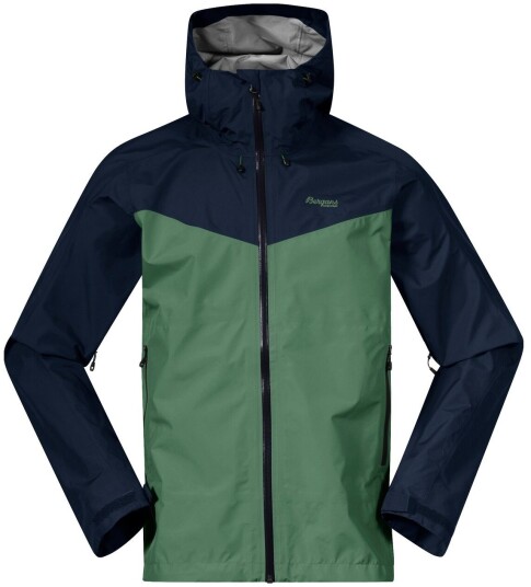 Bergans Of Norway Skar Light 3l Shell Jacket Herre Dark Jade Green/Navy Blue S