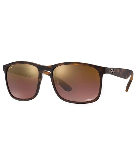 Ray-Ban RB4264 Chromance Tortoise Polarized Purple Mirror 58