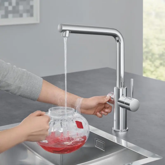 GROHE RED DUO KJØKKENARMATUR M/L-TUT OG STOR BEREDER