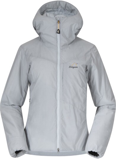 Bergans of Norway Y MountainLine Insulated Windbreaker Jacket Dame Pearl Grey M