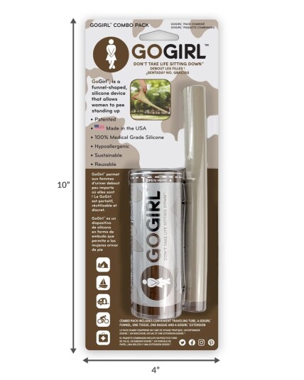 Gogirl Combo M/15cm Forlenger Khaki OneSize