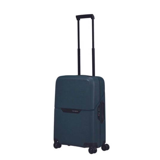 Samsonite Magnum ECO hard Kabin koffert 55 cm 4 hjul Midnight Blue