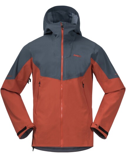 Bergans Senja Hybrid Softshell Jacket M Brick/Orion Blue (Storlek XXL)