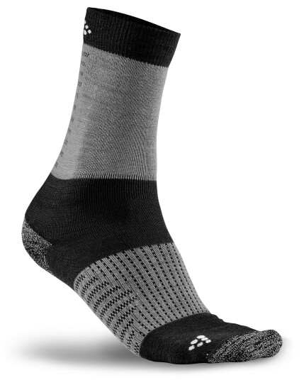 Craft Xc Training Sock Black/Dk Grey Melange ( Storlek 34/36 )