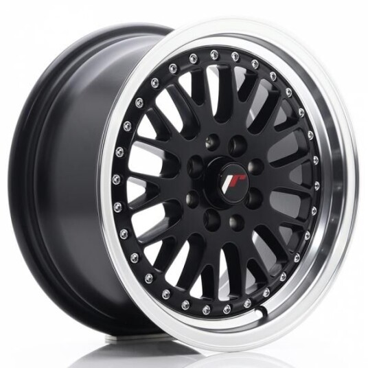 Japan Racing Jr10 Matt Black Machined Lip 8x15 4x100 ET20 B74.1