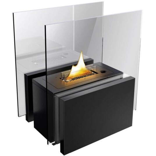 TenderFlame  Freestanding frittstående peis 180 1,05L svart 1,05L svart