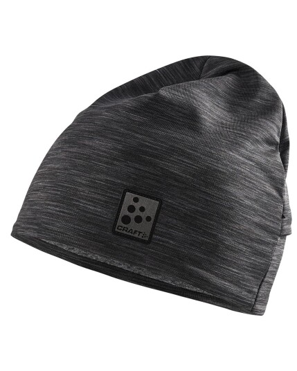 Craft Microfleece Ponytail Hat Black Melange