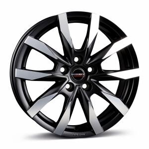 BORBET CW5 Black Polished Matt 7.5x18 5x130 ET37 B84.1