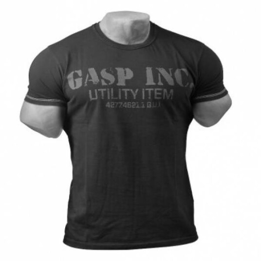 Gasp Basic Utility Tee Black - T-skjorte